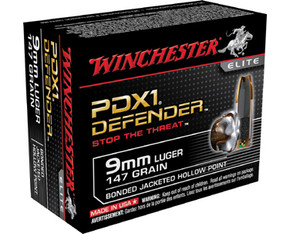 WIN DEFENDER 9MM 147GR JHP 20/10 WIN S9MMPDB1 WIN DEFENDER 9MM 147GR JHP 20/10 WIN S9MMPDB1