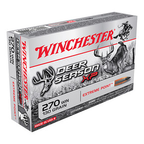 WIN DEER SEASON XP 270WIN 130GR 20/10 WIN X270DS WIN DEER SEASON XP 270WIN 130GR 20/10 WIN X270DS