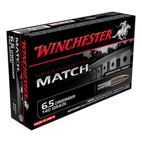 WIN MATCH 6.5CREED 140GR BTHP 20/10 WIN S65CM WIN MATCH 6.5CREED 140GR BTHP 20/10 WIN S65CM