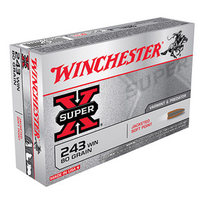 WIN SUPER-X 243WIN 80GR PSP 20/10 WIN X2431