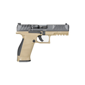 Walther PDP Full Size Optic Ready Handgun 9mm Luger 18rd Magazines(2) 4.5" Barrel Two-Tone Tan WY2858380 Walther PDP Full Size Optic Ready Handgun 9mm Luger 18rd Magazines(2) 4.5" Barrel Two-Tone Tan WY2858380