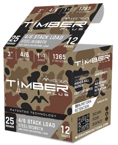 MIGRA BISMUTH STAXD STL 12GA 3 1.5OZ #4-6 25/10 MIGRA M12SB46