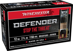 WINCHESTER DEFENDER 12GA 2.75" 00 BUCK 10RD 10BX/C AS12PDX1 WINCHESTER DEFENDER 12GA 2.75" 00 BUCK 10RD 10BX/C AS12PDX1