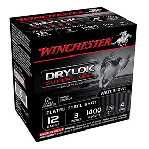 WIN DRYLOK SUPER STEEL 12GA 1.25OZ #4 25/10 WIN XSV1234 WIN DRYLOK SUPER STEEL 12GA 1.25OZ #4 25/10 WIN XSV1234
