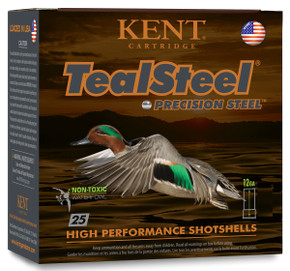 KENT TEALSTEEL 12GA 2.75 1-1/4OZ #6 25/10 KEN KTS12366 KENT TEALSTEEL 12GA 2.75 1-1/4OZ #6 25/10 KEN KTS12366