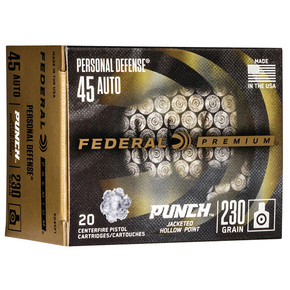 FED PUNCH 45ACP 230GR JHP 20/10 FED PD45P1