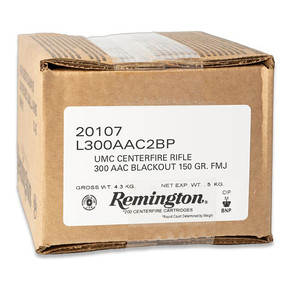 REM LOOSE BULK PACK UMC 300BLK 150GR FMJ 200/1 REM 20107 REM LOOSE BULK PACK UMC 300BLK 150GR FMJ 200/1 REM 20107