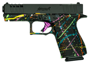 GLFA 19 STRIKER 9MM 4 SPLATTER BLACK OR 15RD GLFA GL19SBLK GLFA 19 STRIKER 9MM 4 SPLATTER BLACK OR 15RD GLFA GL19SBLK