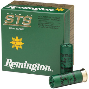 PREMIER STS LIGHT TARGET 12GA 2.75 1 1/8OZ #7.5 REM 20110 PREMIER STS LIGHT TARGET 12GA 2.75 1 1/8OZ #7.5 REM 20110