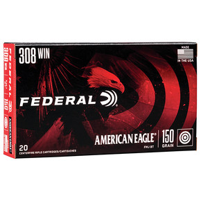 FED AMERICAN EAGLE 308WIN 150GR FMJ 20/25 FED AE308D