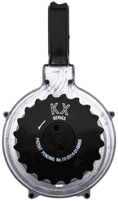 Kci Usa Inc KCIMZ036 AR-15  50rd Drum 5.56x45mm NATO Clear Polymer 158640