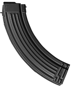 Kci Usa Inc KCI-MZ006 AK-47  40rd 7.62x39mm Compatible w/ AK-47/AKM Black Steel 165182