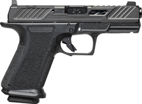 Shadow Systems SS1040CA MR920 Elite 9mm 10+1 Black Black Nitride Optic Cut/Serrated/Window Cut Stainless Steel Slide Black Black Interchangeable Backstrap Grip *CA Compliant 172951
