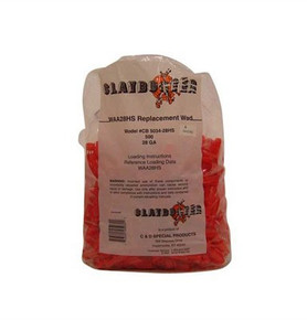 28 GAUGE 3/4OZ WADS FOR WAA28-HS RED 500/BAG 940002570