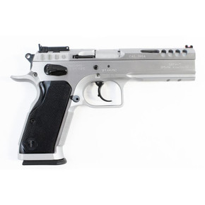 IFG Tanfoglio Defiant Stock Master 9mm Luger 17rd(2) 4.75" Barrel Hard Chrome IFTFSTOCKM9