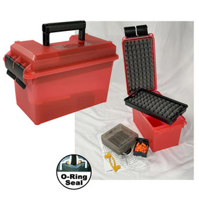 MTM Pistol Range Kit Clear Red MTPRK