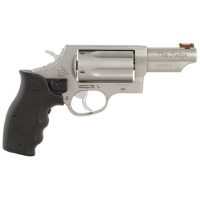 Taurus Judge Compact Handgun .45 Colt/.410 ga 5rd Capacity 3" Barrel Stainless with Black Grip with Laser TX2441039TVL