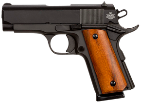 Rock Island 51416MA GI Standard CS *MA Compliant 45 ACP Caliber with 3.50" Barrel, 7+1 Capacity, Overall Black Parkerized Finish Steel, Beavertail Frame, Serrated Slide & Wood Grip 35180 Rock Island 51416MA GI Standard CS *MA Compliant 45 ACP Caliber with 3.50" Barrel, 7+1 Capacity, Overall Black Parkerized Finish Steel, Beavertail Frame, Serrated Slide & Wood Grip 35180