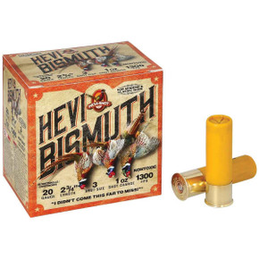 HEVI-Shot HEVI-Bismuth Upland Shotshells 20ga 2-3/4" 1oz 1300 fps #3 25/ct HVHS17713