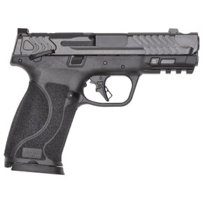S&W PC M&P 10MM M2.0 Carry Comp Handgun 10mm Auto 15rd Magazines(2) 4" Barrel OR Thumb Safety Black SW14414