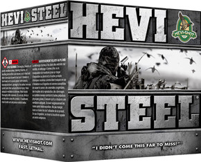 HEVI-SHOT HEAVY STEEL 12GA</br>3" 1-1/4OZ #2 25RD 10BX/CS AHS60002 HEVI-SHOT HEAVY STEEL 12GA</br>3" 1-1/4OZ #2 25RD 10BX/CS AHS60002