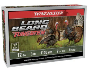 WINCHESTER 12 GA 3"  #8 LONG BEARD TS17 2-1/4 OZ 5RD/BX 10BX/CS O17_WINCLBT1238