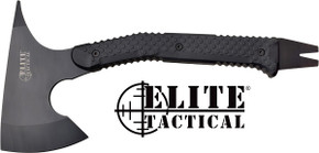 MC ELITE TACTICAL THE BREACHER15" AXE W/SHEATH BLACK/SS! ETAXE001BK