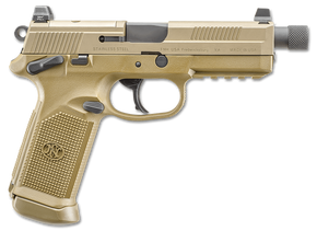 FN 66101635 FNX Tactical Bundle 45 ACP 10+1 5.30" Black Steel Threaded Barrel, Flat Dark Earth Serrated Stainless Steel Slide & Polymer Frame w/Picatinny Rail, Ambidextrous, 5 Magazines 153554 FN 66101635 FNX Tactical Bundle 45 ACP 10+1 5.30" Black Steel Threaded Barrel, Flat Dark Earth Serrated Stainless Steel Slide & Polymer Frame w/Picatinny Rail, Ambidextrous, 5 Magazines 153554