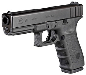 GLOCK 20SF 10MM G3 FS10-SHOT BLACK GPF2050201 GLOCK 20SF 10MM G3 FS10-SHOT BLACK GPF2050201