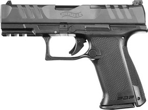 WALTHER PDP F OR 9MM 4" FS15-SHOT BLACK POLYMER FRAME G2842734