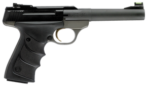 Browning 051448490 Buck Mark Practical *CA Compliant 22 LR 10+1 5.50" Taper Bull Barrel, Matte Black Serrated Steel Slide, Matte Gray Aluminum Frame & Black Ultragrip RX Grips 73754 Browning 051448490 Buck Mark Practical *CA Compliant 22 LR 10+1 5.50" Taper Bull Barrel, Matte Black Serrated Steel Slide, Matte Gray Aluminum Frame & Black Ultragrip RX Grips 73754