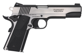 Colt Mfg O1070CE 1911 Combat Elite Government 45 ACP 5" 8+1 Overall Two-Tone Elite Finish Stainless Steel Frame & Slide with Half Checkered & Scalloped Black G10 Grip & Night Sights 104953 Colt Mfg O1070CE 1911 Combat Elite Government 45 ACP 5" 8+1 Overall Two-Tone Elite Finish Stainless Steel Frame & Slide with Half Checkered & Scalloped Black G10 Grip & Night Sights 104953