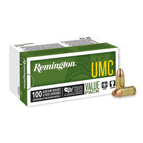 UMC 9MM LUGER 115GR FULL METAL JACKET 100/BOX 250207768 UMC 9MM LUGER 115GR FULL METAL JACKET 100/BOX 250207768