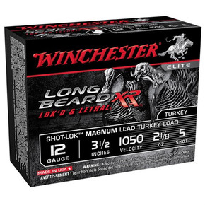 WINCHESTER LONG BEARD XR 12GA 3-1/2'' 2-1/8OZ #5 10/BX 250008357