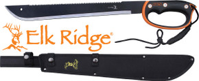 MC ELK RIDGE MACHETE 24" BLADEW/SHEATH D-HANDLE BLACK/SS ER279L