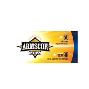 ARMSCOR US AMMO 22TCM9R 39GR JHP 50RDS 250018946 ARMSCOR US AMMO 22TCM9R 39GR JHP 50RDS 250018946