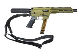 FREEDOM ORDNANCE FX9P8T-ODG FX9P  9mm Luger 31+1 8" OD Green Synthetic Pistol Tube 180413