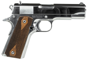 SDS Imports 10100112 1911A1 Desperado 38 Super/9mm Luger 9+1 4.25" Hard Chrome Plated Barrel, High Polished Chomium Coated Serrated Steel Slide & Frame w/Beavertail, Checkered Wood Grips 152725 SDS Imports 10100112 1911A1 Desperado 38 Super/9mm Luger 9+1 4.25" Hard Chrome Plated Barrel, High Polished Chomium Coated Serrated Steel Slide & Frame w/Beavertail, Checkered Wood Grips 152725