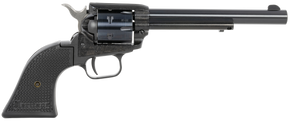 Heritage Mfg RR22B6PG Rough Rider 22 LR 6 Shot, 6.50" Black Steel Barrel, Black Zinc Alloy Frame, Black Cylinder, Black Polymer Grip, Hammer/Thumb Safety, Exposed Hammer 149656 Heritage Mfg RR22B6PG Rough Rider 22 LR 6 Shot, 6.50" Black Steel Barrel, Black Zinc Alloy Frame, Black Cylinder, Black Polymer Grip, Hammer/Thumb Safety, Exposed Hammer 149656