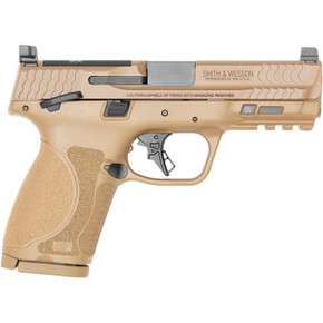 M&P 9 M2.0 COMP OR 9MM LUGER 4'' BBL (2)15RD FDE W/SAFETY 430100691 M&P 9 M2.0 COMP OR 9MM LUGER 4'' BBL (2)15RD FDE W/SAFETY 430100691