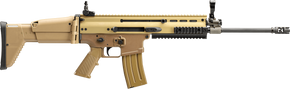 FN 985012 SCAR 16s NRCH 5.56x45mm NATO 16.25" Barrel, 30+1, Flat Dark Earth Anodized Receiver, FDE Telescoping Side-Folding Stock With Adjustable Cheekpiece, Optics Ready 139819 FN 985012 SCAR 16s NRCH 5.56x45mm NATO 16.25" Barrel, 30+1, Flat Dark Earth Anodized Receiver, FDE Telescoping Side-Folding Stock With Adjustable Cheekpiece, Optics Ready 139819