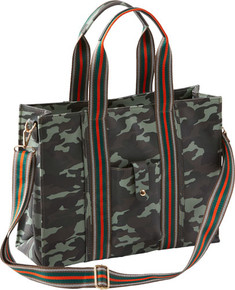 BULLDOG CONCEALED CARRY PURSEX-LRG FASHION CROSS BODY CAMO< BDP043