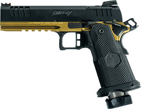 GLFA 1911DS SYNERGY 9MM 5" 20SHOT BLACK SLIDE GOLD FRAME G1911DS9FSSGGLD