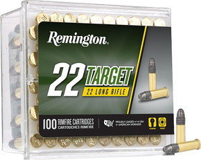 REMINGTON TARGET 22LR 40GR RNSTANDARD-VEL 50RD 100BX/CS A21022