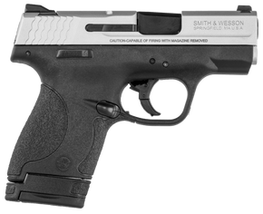 Smith & Wesson 13219 M&P Shield Micro-Compact Frame 9mm Luger 7+1/8+1, 3.10" Black Armornite Stainless Steel Barrel, Cerakote Serrated Aluminum Slide, Matte Black Polymer Frame, Thumb Safety 119052 Smith & Wesson 13219 M&P Shield Micro-Compact Frame 9mm Luger 7+1/8+1, 3.10" Black Armornite Stainless Steel Barrel, Cerakote Serrated Aluminum Slide, Matte Black Polymer Frame, Thumb Safety 119052