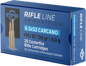 PPU 6.5X52 CARCANO 139GR FMJ20RD 10BX/CS APP6CF PPU 6.5X52 CARCANO 139GR FMJ20RD 10BX/CS APP6CF