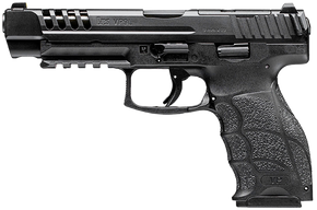 HK 81001158 VP9L  9mm Luger 10+1 5" Black Polygonal Rifled Barrel, Long/Lightening Cuts/Optic Cut Steel Slide, Polymer Frame w/Picatinny Rail, Black Interchangeable Backstrap Grip 172692
