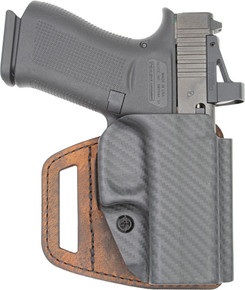 VERSACARRY VSLIDE HOLSTER OWB</br>HYBRID S&W MP SHIELD POLY/BRWN VSL211SHD
