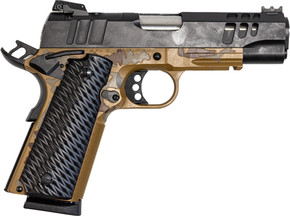 GLFA 1911 PISTOL 9MM 4.25" FS</br>BLACK SLIDE SAHARA FRAME < GL19119CSSMSAH