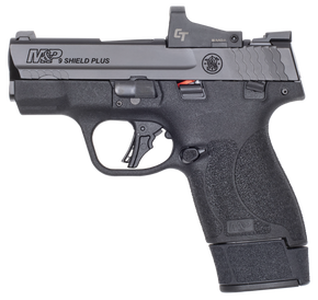 Smith & Wesson 14398 M&P9 Shield Plus 9mm Luger 10+1/15+1 3.10" Stainless Black Armornite Barrel/Slide Black Slim Textured Grip 172344 Smith & Wesson 14398 M&P9 Shield Plus 9mm Luger 10+1/15+1 3.10" Stainless Black Armornite Barrel/Slide Black Slim Textured Grip 172344